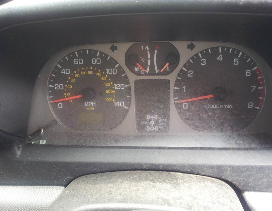 Mitsubishi Shogun Pinin speedometer